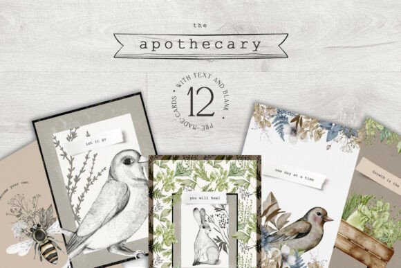Download Apothecary Pre-made Cards High Res Jpeg - Jpeg Collection