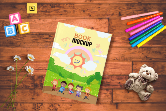 Download Book Mockup | Coloring Book Mockup - Premium Resources