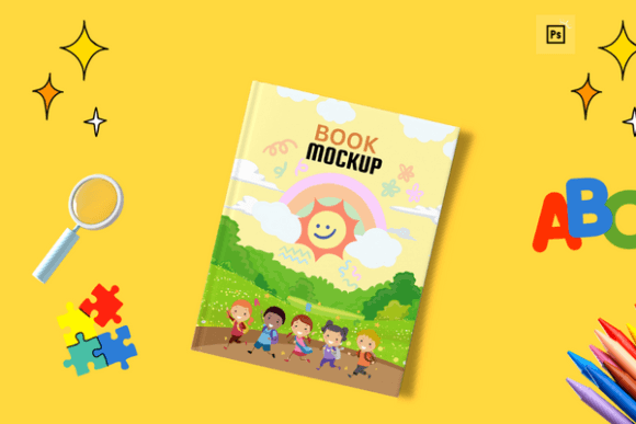 Download Book Mockup | Activity Book Mockup - Premium Resources