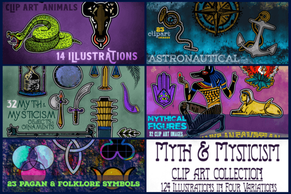 Download Myth &amp; Mysticism Clip Art Collection - Collection Collection